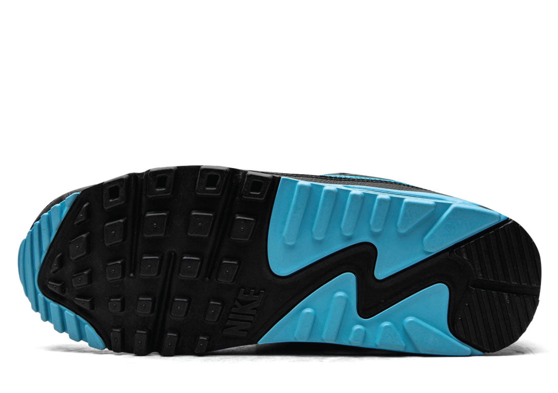 Undefeated X Nike Air Max 90 Black Blue Fury - Image 4 | SneakerrHub
