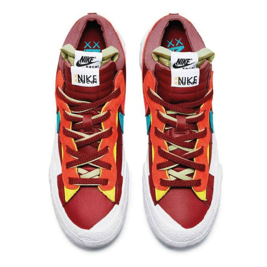 KAWS x Sacai x Blazer Low Team Red