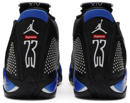 Supreme X Air Jordan 14 Black Varsity Royal - Image 3 | SneakerrHub