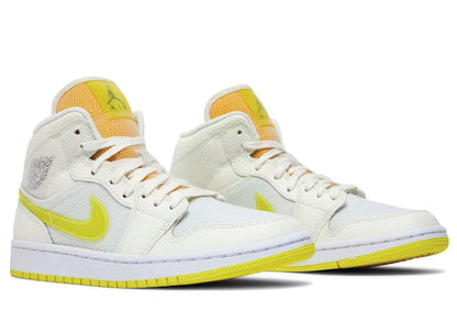 Air Jordan 1 Mid SE Voltage Yellow Women's