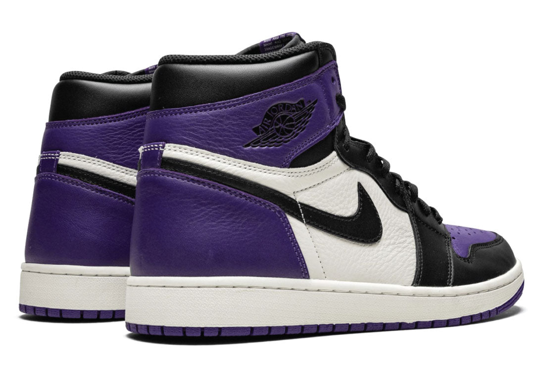 Air Jordan 1 Retro High Court Purple White - Image 3 | SneakerrHub