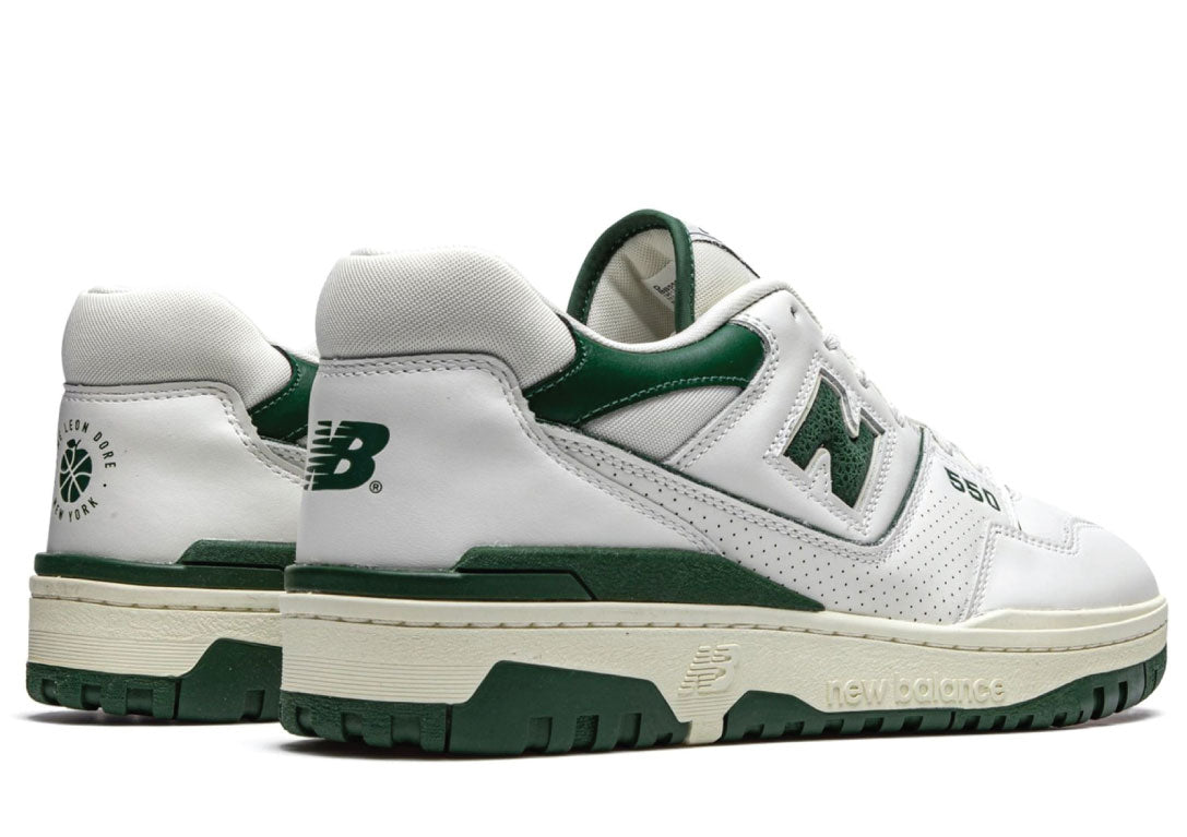 New Balance 550 x Aime Leon Dore White Green - Image 3 | SneakerrHub