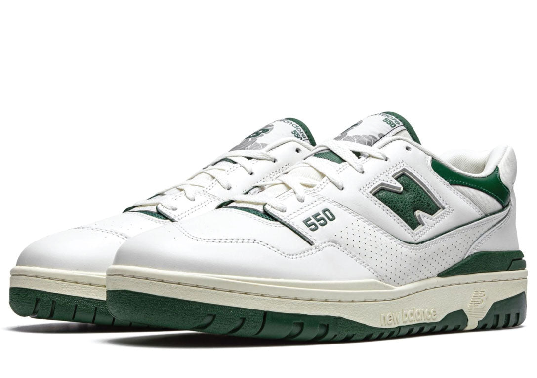 New Balance 550 x Aime Leon Dore White Green - Image 2 | SneakerrHub