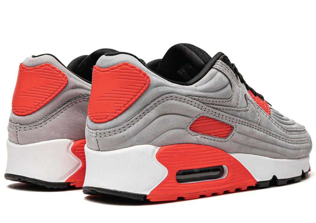 Nike Air Max 90 QS Lux Night Silver Bright Crimson - Image 3 | SneakerrHub