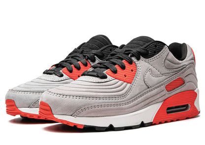 Nike Air Max 90 QS Lux Night Silver Bright Crimson - Image 2 | SneakerrHub