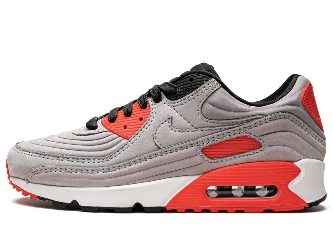 Nike Air Max 90 QS Lux Night Silver Bright Crimson | SneakerrHub