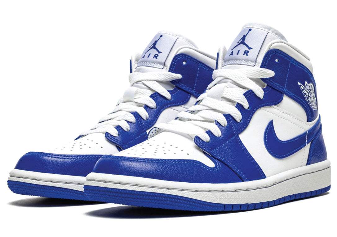 Wmns Air Jordan 1 Mid Kentucky Blue - Image 2 | SneakerrHub