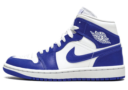 Wmns Air Jordan 1 Mid Kentucky Blue | SneakerrHub