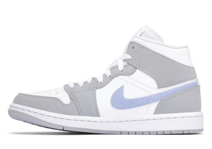 Air Jordan 1 Mid Grey Blue Women's