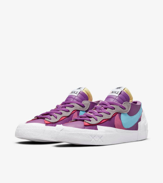 KAWS x Sacai x Blazer Low Purple Dusk